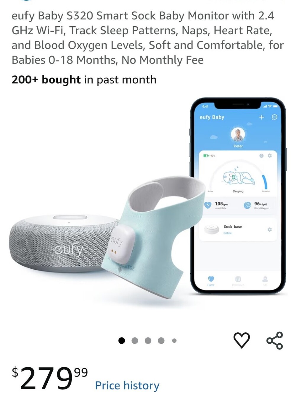 Eufy Smart Sock S320 *FREE SHIPPING*